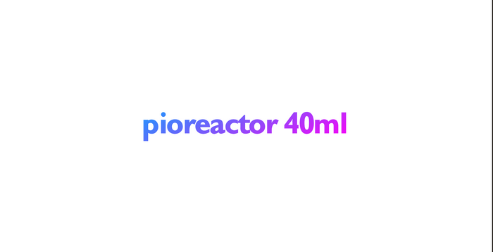 Introducing the Pioreactor 40ml!
